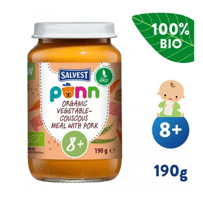 SALVEST Ponn BIO Maso vepřové s kuskusem a zeleninou 190 g