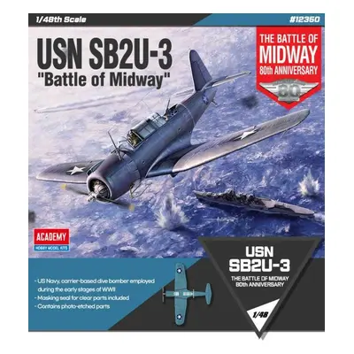 Model Kit letadlo 12350 - USN SB2U-3 "Battle of Midway" (1:48)