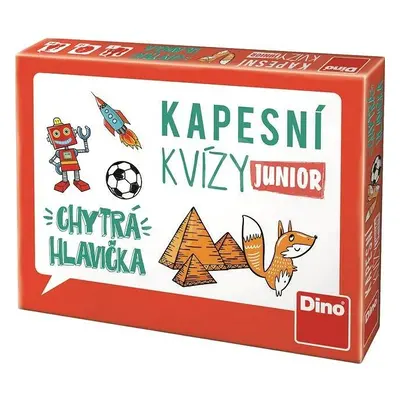 Dino kapesní kvízy JUNIOR - Chytrá hlavička Cestovní hra