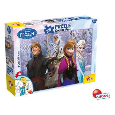 Frozen Puzzle double-face 108 dílů