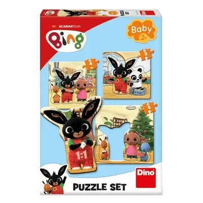 Puzzle set Bing a kamarádi 3–5 dílků baby