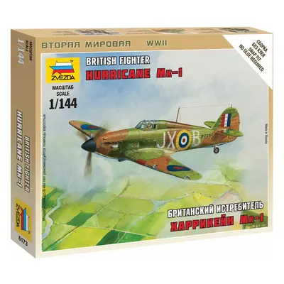 Wargames (WWII) letadlo 6173 - British Fighter "Hurricane Mk-1" (1: 144)