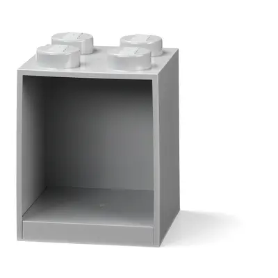 LEGO® Brick 4 závěsná police šedá