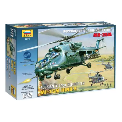 Model Kit vrtulník 7276 - Mil MI-35M HIND E (1:72)