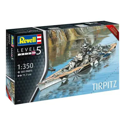 Plastic ModelKit loď 05096 - German Battleship WWII TIRPITZ (1:350)