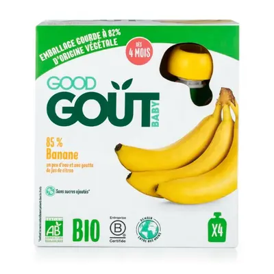 4x GOOD GOUT BIO Banán 85 g