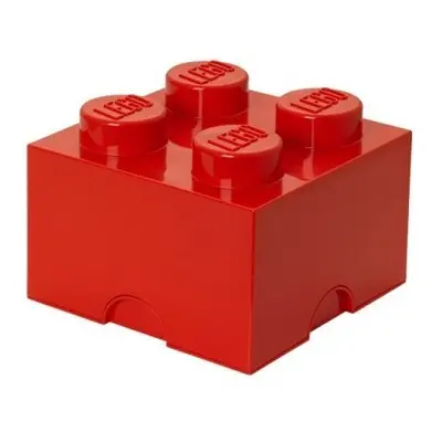 LEGO® úložný box 4 - červená 250 x 250 x 180 mm