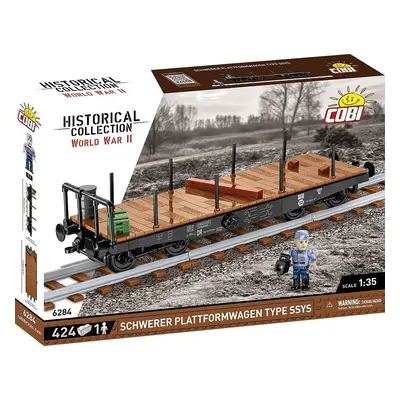 Cobi 6284 Schwerer plattformwagen typu SSYS, 1:35, 424 k, 1 f