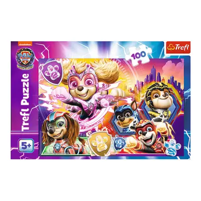 Trefl Puzzle 100 dílků - Seznamte se se silnými štěňaty /PAW PATROL: THE MIGHTY MOVIE