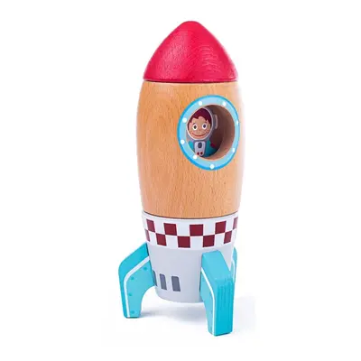 Bigjigs Toys Dřevěná raketa