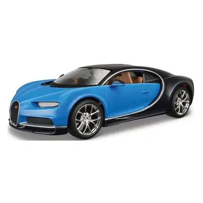 Maisto - Bugatti Chiron, modrá, assembly line, 1:24