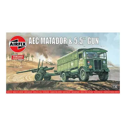 Classic Kit VINTAGE military A01314V - AEC Matador & 5.5 "Gun (1:76)