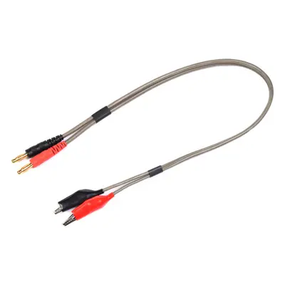 Nabíjecí kabel Pro - krokodýlky 14AWG 40cm