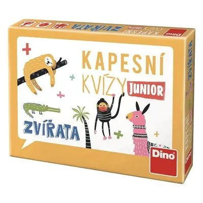 Dino kapesní kvízy JUNIOR - Zvířata Cestovní hra