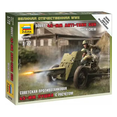 Wargames (WWII) figurky 6112 - Soviet Gun 45mm (1:72)