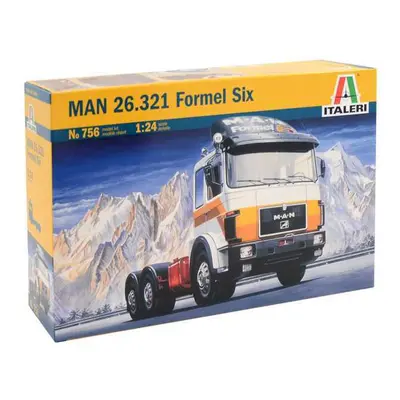 Model Kit truck 0756 - MAN 26.321 FORMEL SIX (1:24)