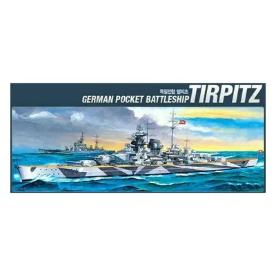 Model Kit loď 14219 - BATTLESHIP Tirpitz (STATIC) (1: 800)