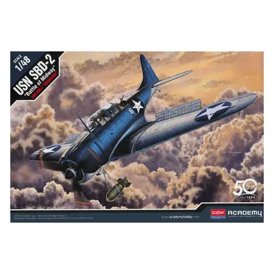 Model Kit letadlo 12335 - USN SBD-2 "Midway" (1:48)