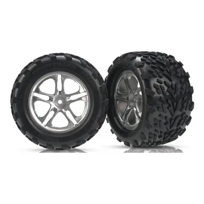 Traxxas kolo 3.8", disk Split-Spoke H14 matný, pneu Talon (pár)