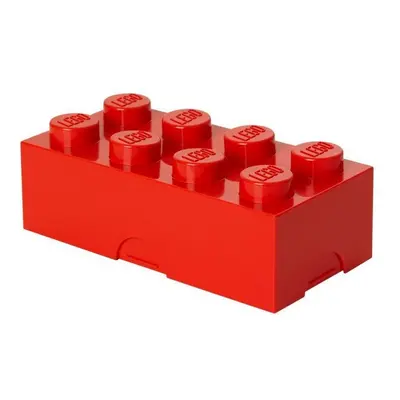 LEGO® box na svačinu 8 - červená 100 x 200 x 75 mm