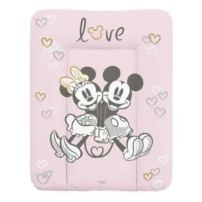 CEBA Podložka přebalovací měkká na komodu 50x70 Disney Minnie & Mickey Pink