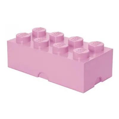 LEGO® úložný box 8 - světle růžová 250 x 500 x 180 mm