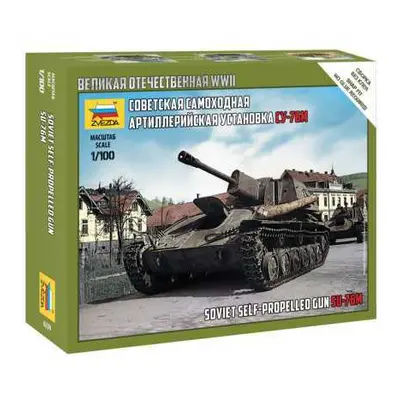 Model Kit tank 6239 - SU-76m Soviet SPGun (1: 100)