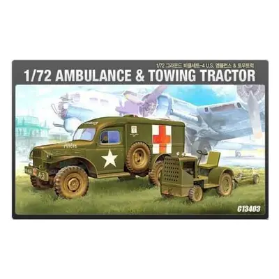 Model Kit military 13403 - US AMBULANCE & TRACTOR (1:72)