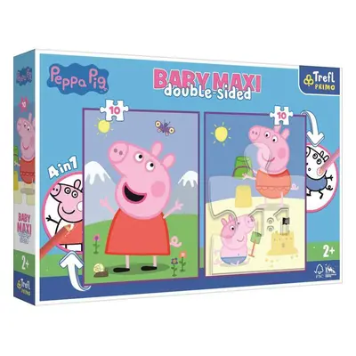 Trefl Puzzle Baby MAXI 2x10 - Peppa Pig