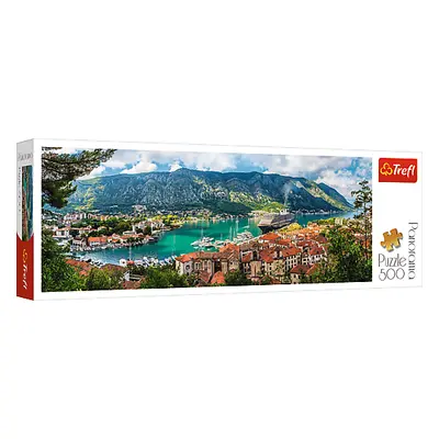 Trefl Panoramatické puzzle 500 - Kotor, Černá Hora