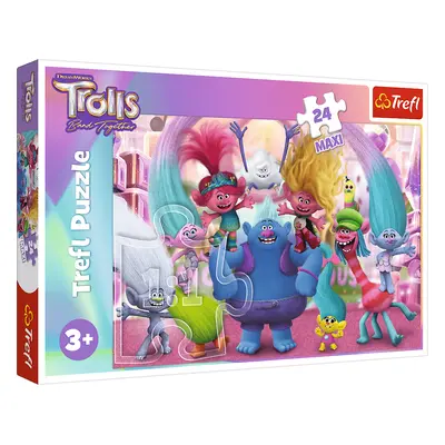 Trefl Puzzle 24 Maxi - Ve světě Trollů / Universal Trolls 3 (2023)