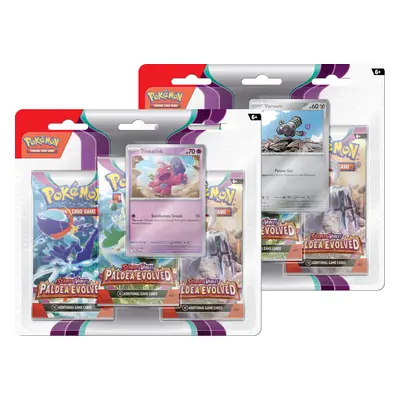 Pokémon TCG: SV02 Paldea Evolved – 3 Blister Booster