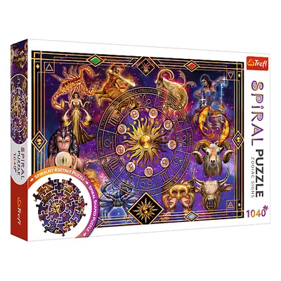 Trefl Spiral Puzzle 1040 - Znamení zvěrokruhu