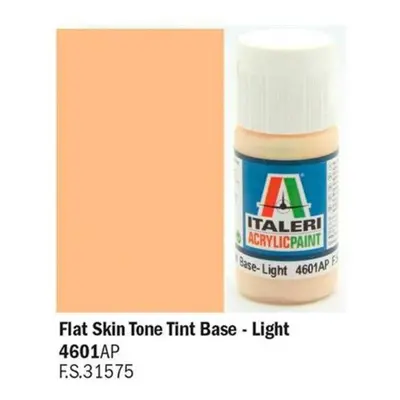 Italeri barva akryl 4601AP - Flat Skin Tone Tint Base - Light 20ml