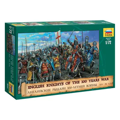 Wargames (AoB) figurky 8044 - English Knights 100 Years War (1:72)