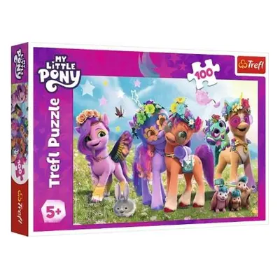 Trefl Puzzle 100 dílků - Zábavné poníci / Hasbro, My Little Pony