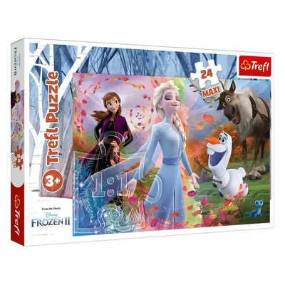 Trefl Puzzle 24 Maxi Hledání dobrodružství Disney Frozen 2