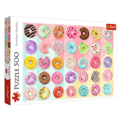 Trefl Puzzle 500 - Sladké donuty