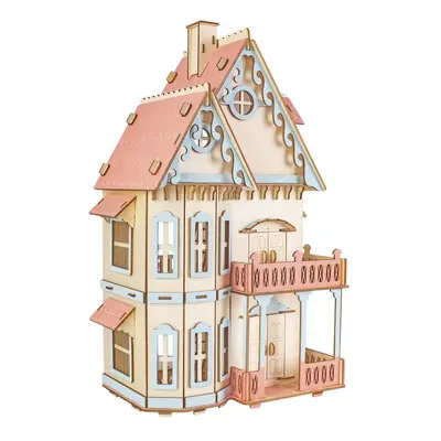 Woodcraft Dřevěné 3D puzzle Gotická vila