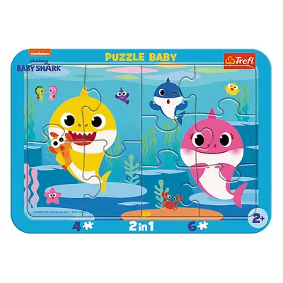 Trefl Baby puzzle s rámečkem - Baby Shark