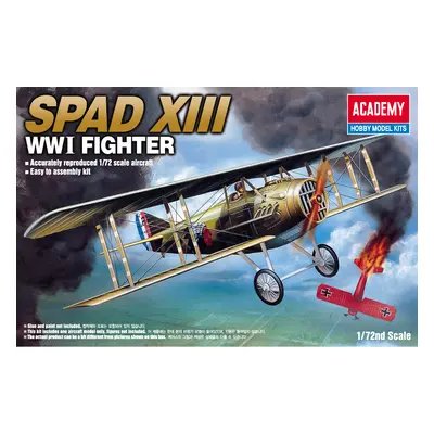 Model Kit letadlo 12446 - SPAD XIII WWI FIGHTER (1:72)