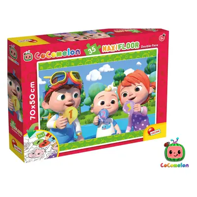 CoComelon Puzzle Maxi 35 čísla 2v1 70x50 cm