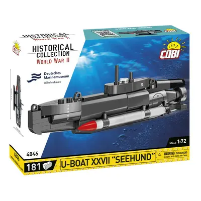 Cobi II WW U-boat XXVII Seehund, 1:72, 181 k