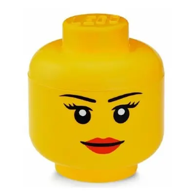 LEGO® úložný box hlava velikost L - holka