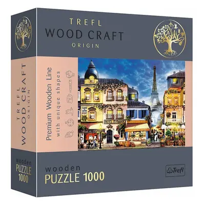 Trefl Dřevěné puzzle 1000 - Francouzská alej