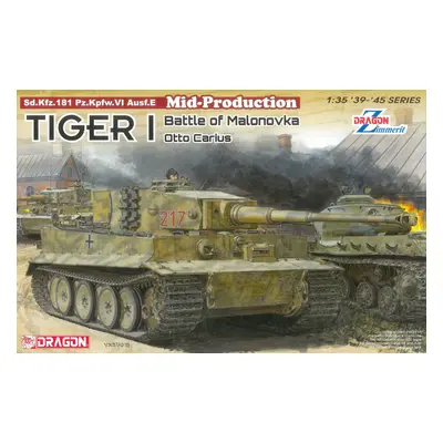 Model Kit tank 6888 - Tiger I Mid-Production w/Zimmerit Otto Carius (Battle of Malinava Vi