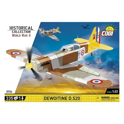 Cobi II WW Dewoitine D.520, 1:32, 335 k, 1 f