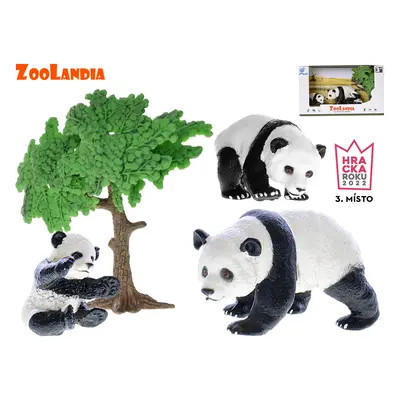 Zoolandia panda s mláďaty a doplňky