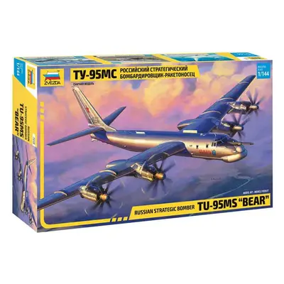 Model kit letadlo 7038 - Tu-95 Sovětský turboprop strategic bomber (1:144)