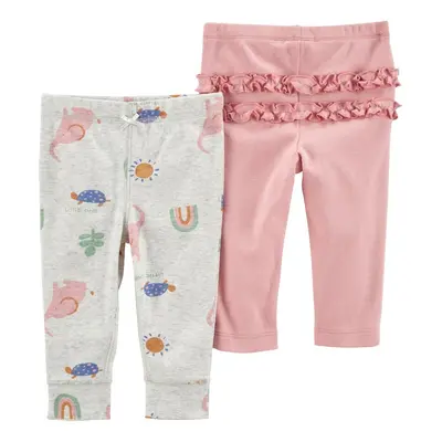 CARTER'S Tepláky Pink&Grey holka LBB 2ks 24m